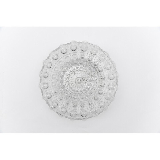 Image 1 of Plafonnier vintage en verre transparent par Helena Tynell, Allemagne 1960