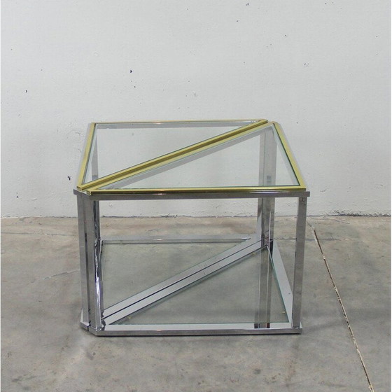 Image 1 of Paire de tables basses en verre, 1970