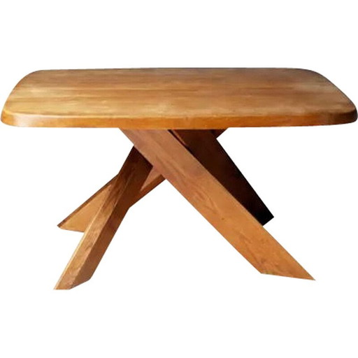 Table vintage T35A par Pierre Chapo, 1970