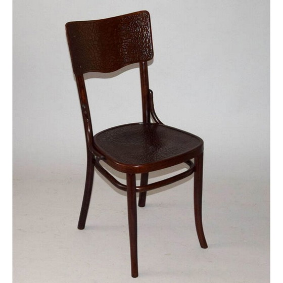 Image 1 of Ensemble de 4 chaises de salle à manger vintage par Jozef Mintzis, Pologne, années 1920