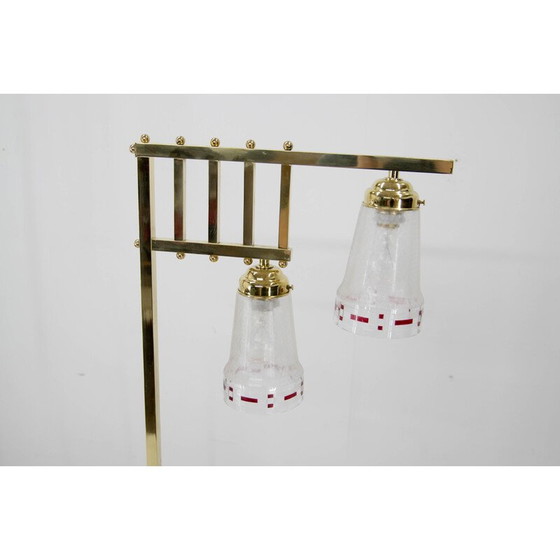 Image 1 of Table de fumeur vintage avec lampe, années 1900