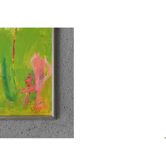 Image 1 of Peinture vintage de Lennart Lilja, Suède 1950