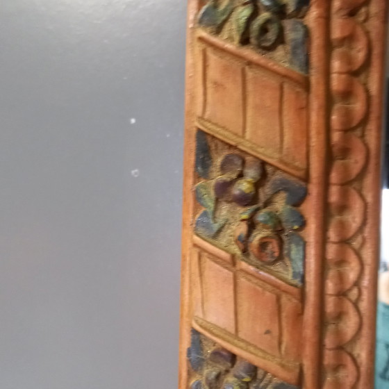 Image 1 of Table console vintage avec miroir