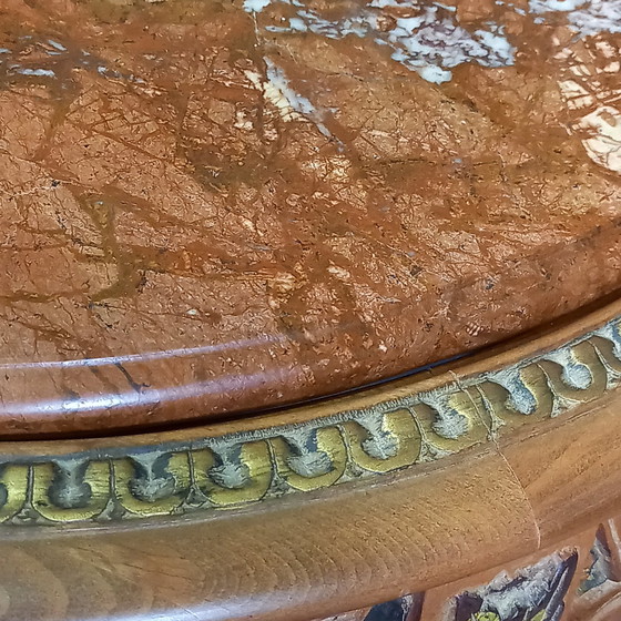 Image 1 of Table console vintage avec miroir