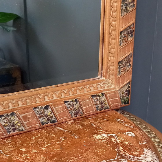 Image 1 of Table console vintage avec miroir