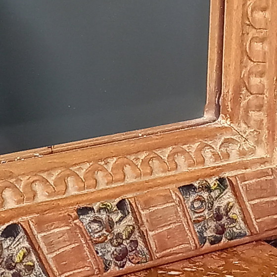 Image 1 of Table console vintage avec miroir