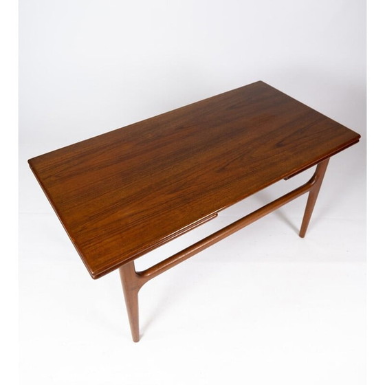 Image 1 of Table basse vintage en teck avec rallonges, Danemark 1960