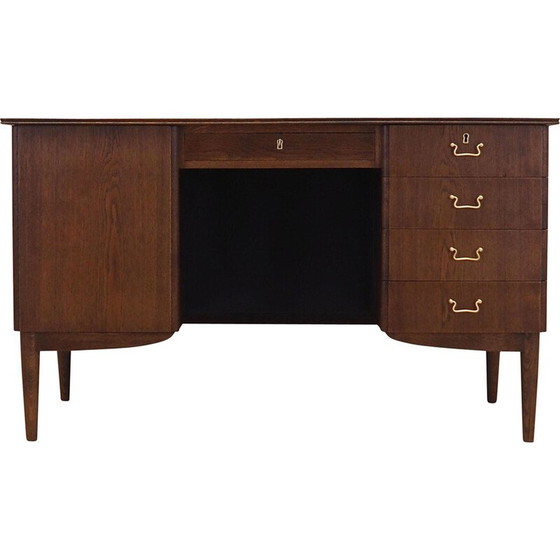 Image 1 of Bureau vintage en chêne, Danemark 1970