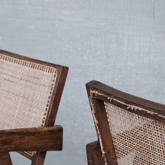 Image 1 of 2 chaises de bureau vintage Chandigarh PJ-SI-28-B
