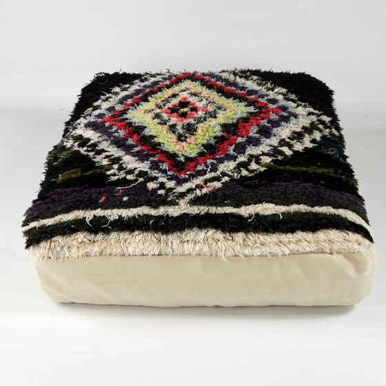 Image 1 of Coussin de sol berbère marocain Pouf, pièce unique, fait main