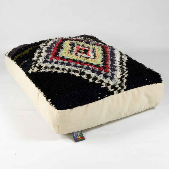 Image 1 of Coussin de sol berbère marocain Pouf, pièce unique, fait main