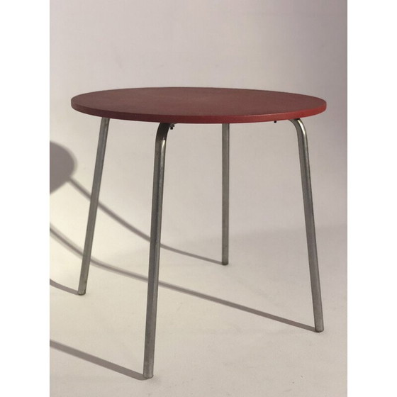 Image 1 of Table vintage en skaï et aluminium, 1960-1970