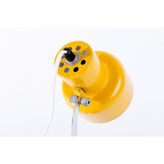 Image 1 of Lampe de table vintage hongroise jaune - années 1970