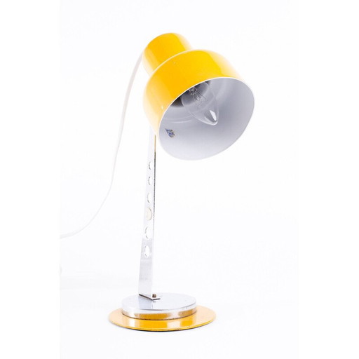 Lampe de table vintage hongroise jaune - années 1970