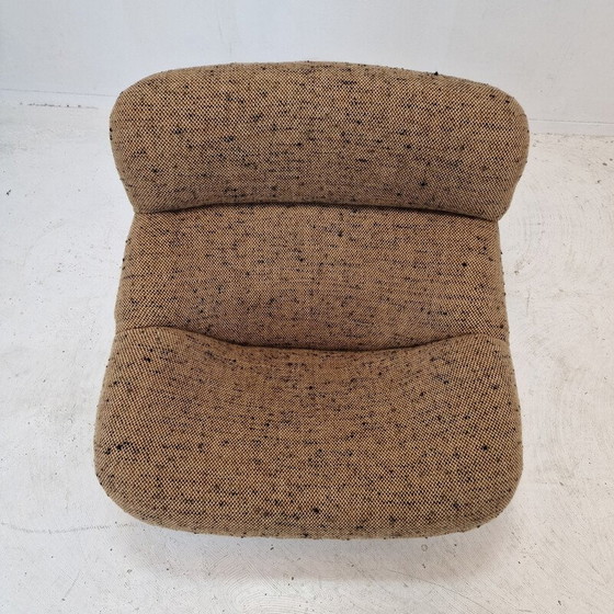 Image 1 of Fauteuil vintage modèle F518 en bois et métal par Geoffrey Harcourt pour Artifort, 1970