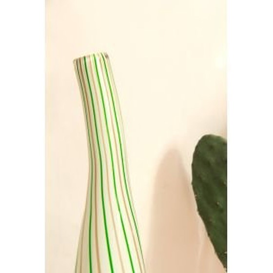 Image 1 of Vase Murano Vintage Lollipop Italie 1970