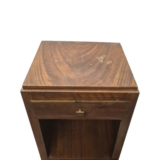 Image 1 of Armoire française en métal Faux Bois, début du 20ème siècle