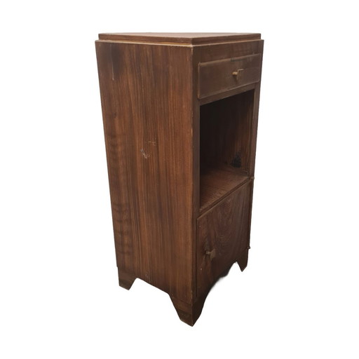 Armoire française en métal Faux Bois, début du 20ème siècle