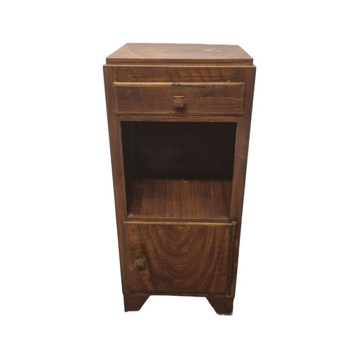 Armoire française en métal Faux Bois, début du 20ème siècle