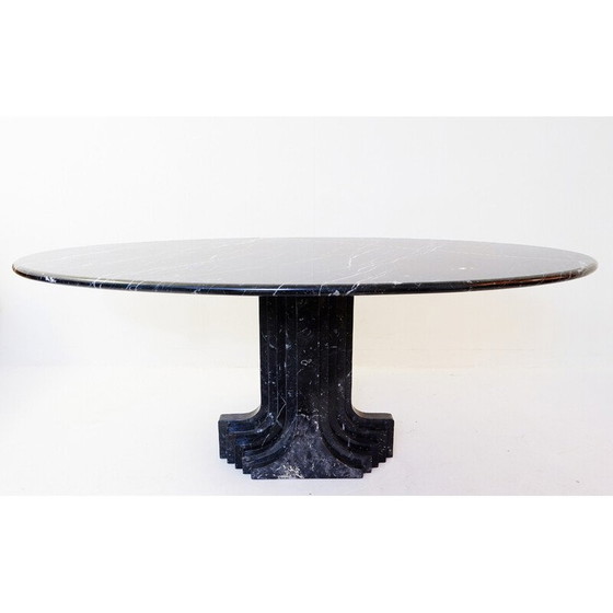 Image 1 of Table vintage en marbre Samo par Carlo Scarpa, Italie 1970