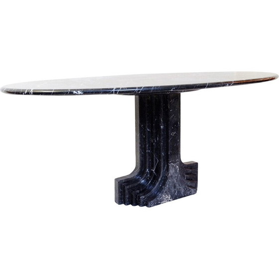 Image 1 of Table vintage en marbre Samo par Carlo Scarpa, Italie 1970
