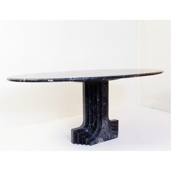 Image 1 of Table vintage en marbre Samo par Carlo Scarpa, Italie 1970