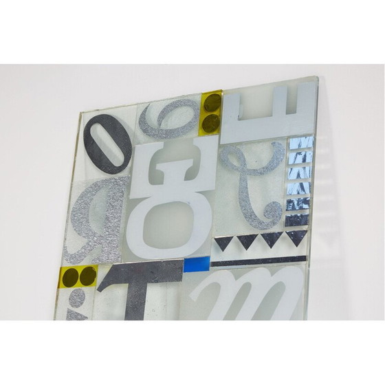 Image 1 of Sculpture en verre postmoderne vintage de Michel Martens, 1970