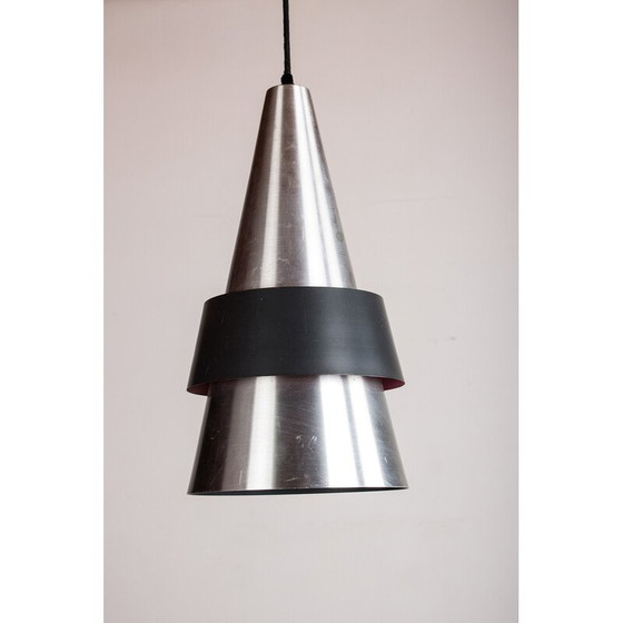 Image 1 of Lampe suspendue Zénith en aluminium et métal par Jo Hammerborg pour Fog and Mørup, Danemark 1960