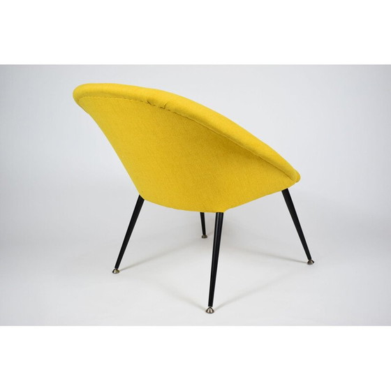 Image 1 of Fauteuil vintage jaune Olympia 1960s