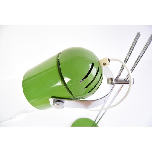 Lampe de table verte vintage Combi Lux par Stanislav Indra, Tchécoslovaquie 1970