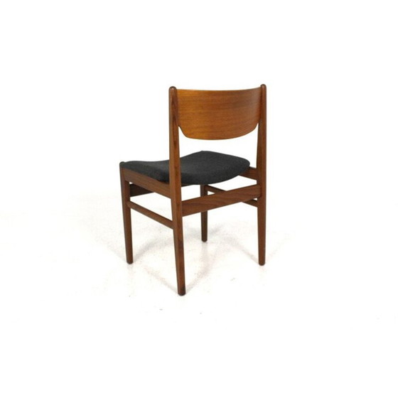 Image 1 of Ensemble de 6 chaises vintage en teck, Danemark, 1960