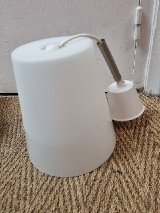 Image 1 of Suspension Opaline Blanche