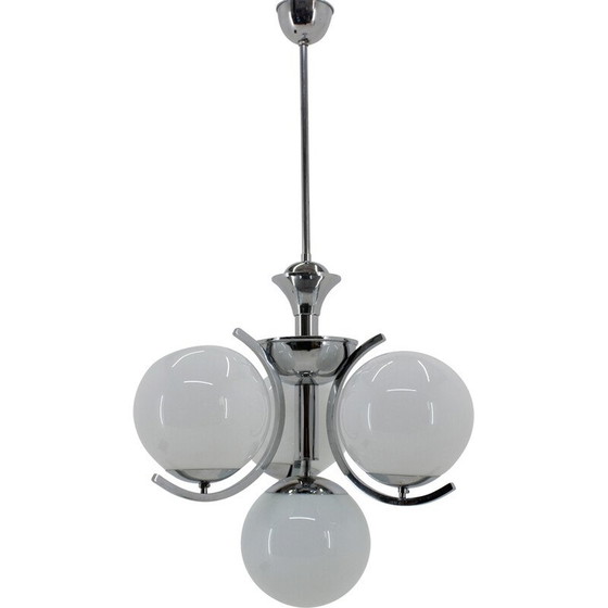 Image 1 of Lustre vintage Art Déco, Tchécoslovaquie 1930