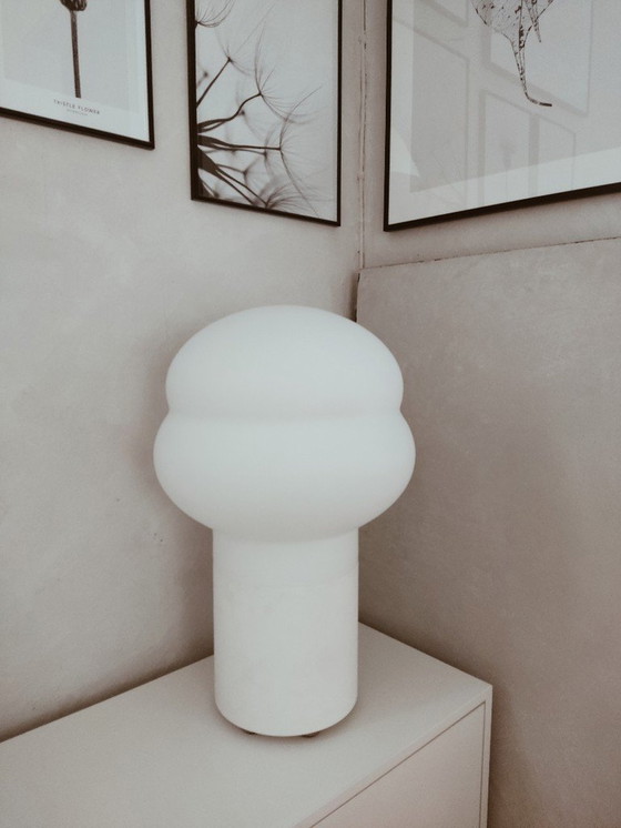 Image 1 of Pulpo Lampe de sol/table Kumo, High, calcaire, verre soufflé, fait main