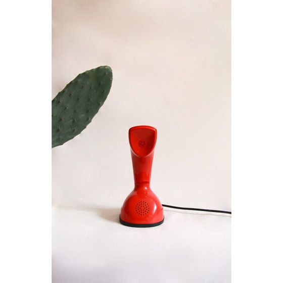 Image 1 of Téléphone rouge vintage Cobra ou Ericofon par Ralph Lysells et Hugo Blomberg pour Ericsson, Suède 1956
