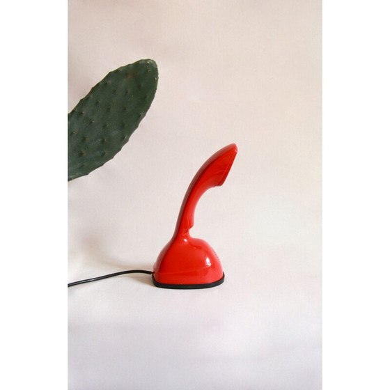 Image 1 of Téléphone rouge vintage Cobra ou Ericofon par Ralph Lysells et Hugo Blomberg pour Ericsson, Suède 1956