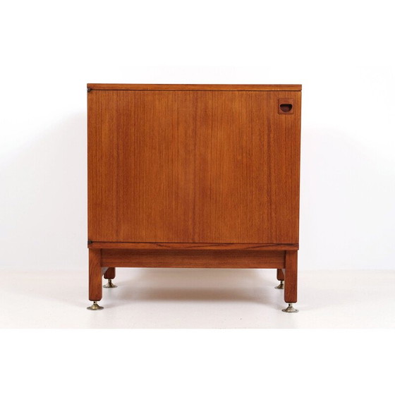 Image 1 of Buffet vintage en teck d'André Monpoix, 1967