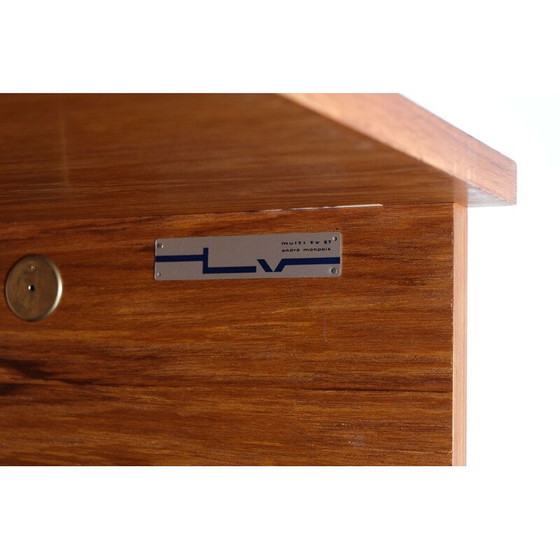 Image 1 of Buffet vintage en teck d'André Monpoix, 1967