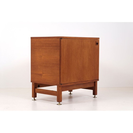 Image 1 of Buffet vintage en teck d'André Monpoix, 1967