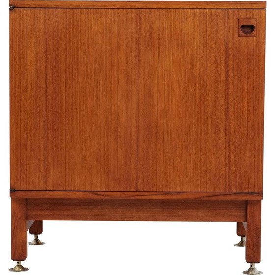 Image 1 of Buffet vintage en teck d'André Monpoix, 1967