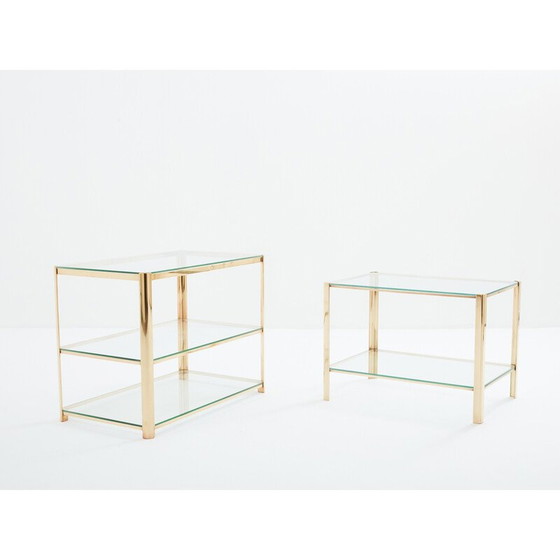 Image 1 of Table d'appoint vintage en bronze par Jacques Théophile Lepelletier pour Broncz, 1960