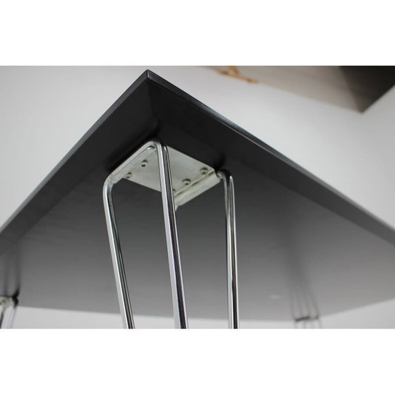 Image 1 of Table de salle à manger rectangulaire vintage par Piet Hein, Bruno Mathsson et Arne Jacobsen pour Friz Hansen, années 1980