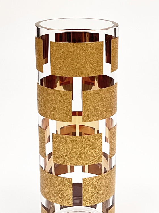 Image 1 of Vase "Lara Oro" Design Defne Koz For Hvc Egizia By Sottsass Associati