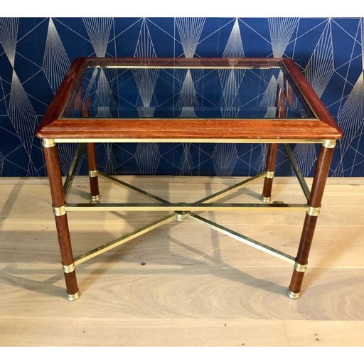 Paire de tables d'appoint vintage de Maison Jansen, 1970