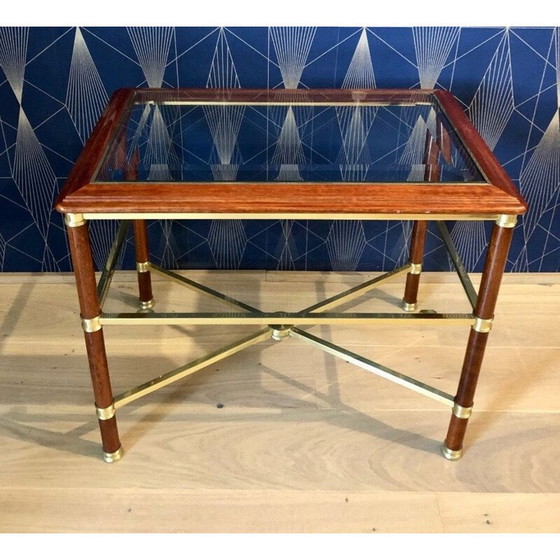 Image 1 of Paire de tables d'appoint vintage de Maison Jansen, 1970