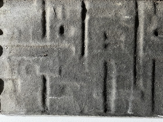 Image 1 of  Sculpture en relief en fibre de verre, 1960S. Signé , Géométrique , Mur