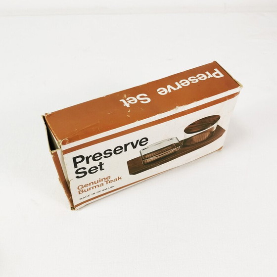 Image 1 of Set à épices vintage en teck et plastique, Danemark 1960