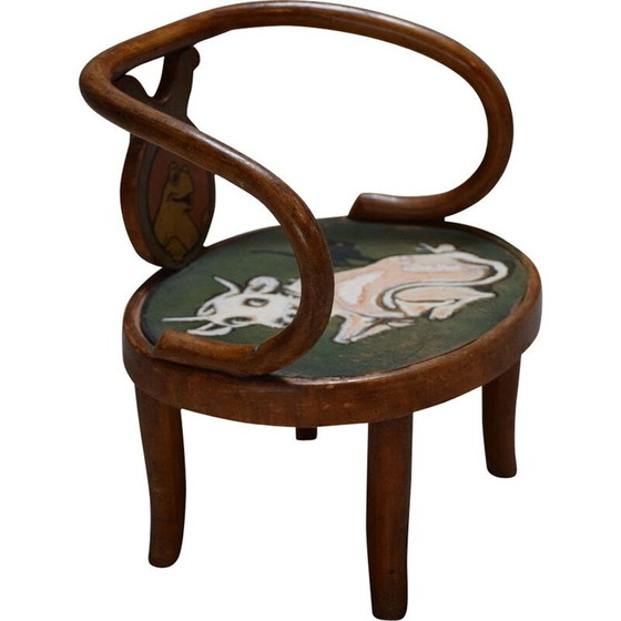 Image 1 of Fauteuil d'enfant vintage de Benjamin Rabier