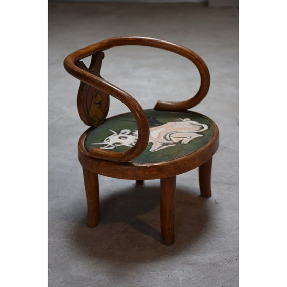Image 1 of Fauteuil d'enfant vintage de Benjamin Rabier