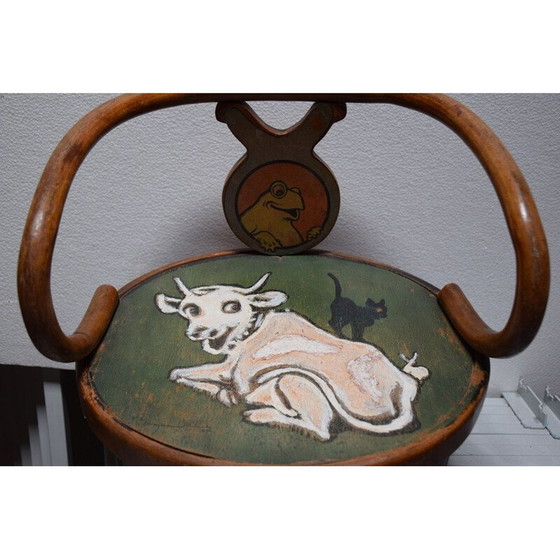 Image 1 of Fauteuil d'enfant vintage de Benjamin Rabier